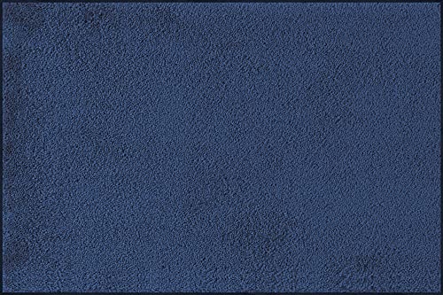 Wash+Dry Navy Fußmatte, Polyamid, blau, 120x180cm von Wash+Dry