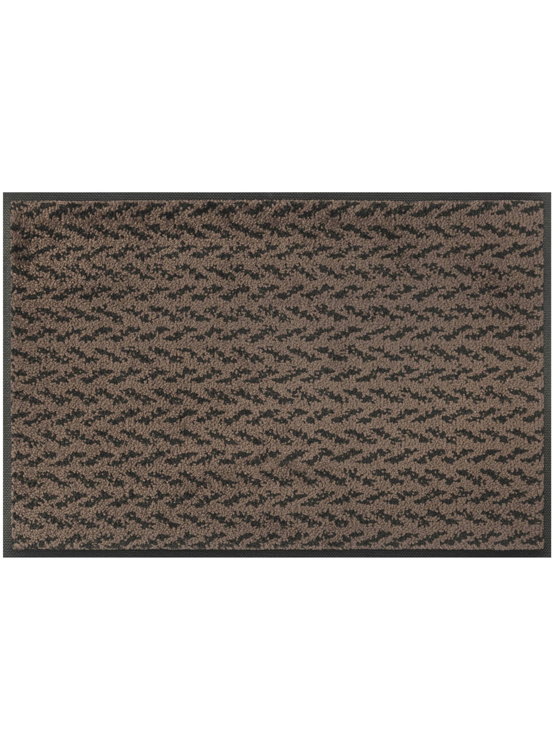 Fußmatte in braun-schwarz von wash&dry von wash&dry