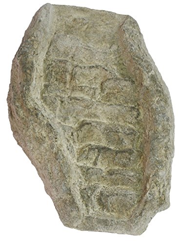 Wasserkaskaden Wasserfall Fulda Granit Kaskade, Grau/Grün, 50 x 38 x 9 cm von wasserkaskaden