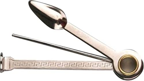 wasserpfeifenversand Pfeifenstampfer Pfeifenstopfen aus Metall, 3-teilig von Hafeehoo