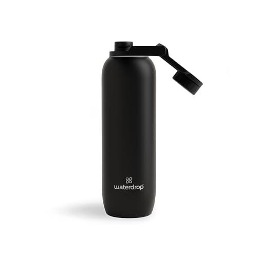 waterdrop® All Purpose Thermosflasche 1L, isolierte Edelstahl Trinkflasche, 24h kalt - 12h heiß, auslaufsicher & bruchsicher von waterdrop MICRODRINK