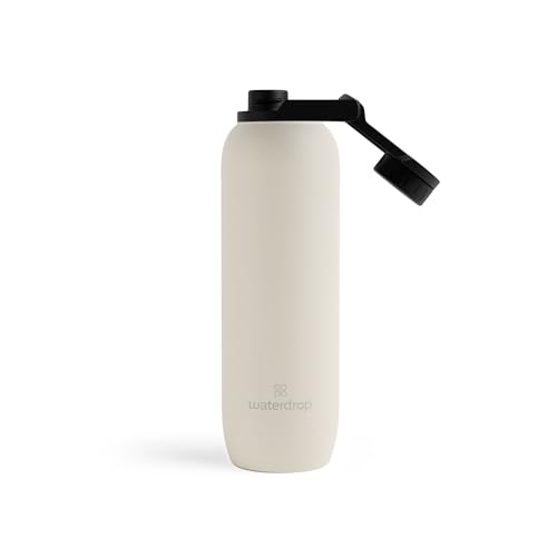 waterdrop® All Purpose Thermosflasche 1L, isolierte Edelstahl Trinkflasche, 24h kalt - 12h heiß, auslaufsicher & bruchsicher von waterdrop MICRODRINK