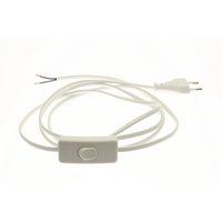 watt24 Anschlussleitung 2m Stecker+Schalter weiß - 30001208206 von watt24 GmbH