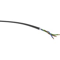 watt24 Gummischlauchleitung H07RN-F 3G 1,5mm²  – schwarz, 1 Meter, Meterware - 30135731 von watt24 GmbH