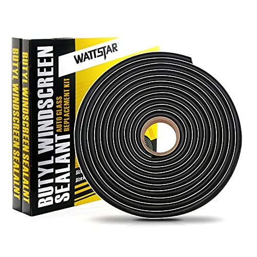 Wattstar schwarzes Butylband, 3/8'' x 15ft Scheinwerferdichtmittel, schwarzes RV Dichtungsband für Auto/RV Scheinwerfer, Rückleuchten, Windschutzscheiben, Fenster und Türen, 2PCS von wattstar