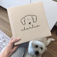 Hundeohren Fotoalbum | Hundebesitzer Geschenk Personalisiert Haustier Erinnerung Hund Andenken Hundeliebhaber von wauzimauzi