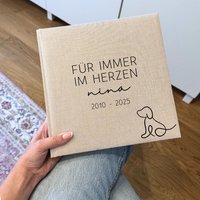Hund Trauer Zitat Fotoalbum | Hundebesitzer Geschenk Personalisiert Haustier Erinnerung Andenken Hundeliebhaber Hund Trauer Zitat Fotoalbum | Hundebesitzer Geschenk Personalisiert Haustier Erinnerung Andenken Hundeliebhaber von wauzimauzi