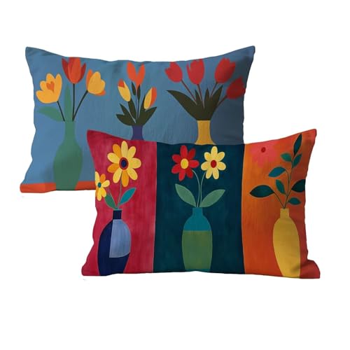 wcusmmog Kissenbezug 40x70 Farbe Sofa Kissenbezug Wasserdicht 2er Set Rechteck Samt Deko Kissen Mit Unsichtbarem Reißverschluss Blumen Muster Designs Kopfkissenbezug Für Balkon Garten Wohndeko P-360 wcusmmog Kissenbezug 40x70 Farbe Sofa Kissenbezug Wasserdicht 2er Set Rechteck Samt Deko Kissen Mit Unsichtbarem Reißverschluss Blumen Muster Designs Kopfkissenbezug Für Balkon Garten Wohndeko P-360 von wcusmmog