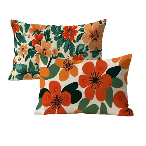 wcusmmog Kissenbezug 40x70 Rot Sofa Kissenbezug Wasserdicht 2er Set Rechteck Samt Deko Kissen Mit Unsichtbarem Reißverschluss Blumen Muster Designs Kopfkissenbezug Für Balkon Garten Wohndeko P-354 wcusmmog Kissenbezug 40x70 Rot Sofa Kissenbezug Wasserdicht 2er Set Rechteck Samt Deko Kissen Mit Unsichtbarem Reißverschluss Blumen Muster Designs Kopfkissenbezug Für Balkon Garten Wohndeko P-354 von wcusmmog