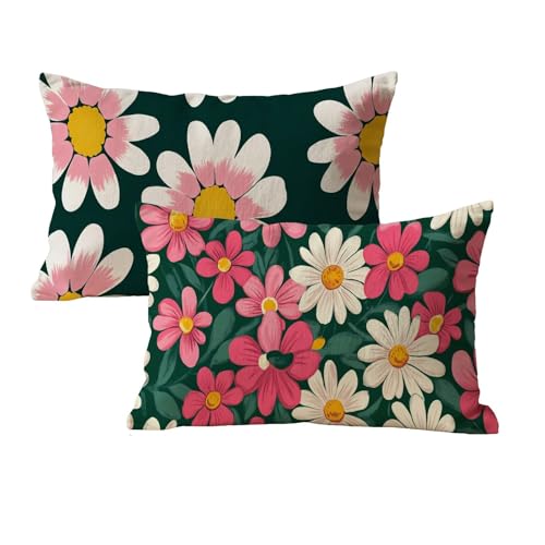 wcusmmog Kissenbezug 70x90 Rosa Sofa Kissenbezug Wasserdicht 2er Set Rechteck Samt Deko Kissen Mit Unsichtbarem Reißverschluss Blumen Muster Designs Kopfkissenbezug Für Balkon Garten Wohndeko P-102 wcusmmog Kissenbezug 70x90 Rosa Sofa Kissenbezug Wasserdicht 2er Set Rechteck Samt Deko Kissen Mit Unsichtbarem Reißverschluss Blumen Muster Designs Kopfkissenbezug Für Balkon Garten Wohndeko P-102 von wcusmmog