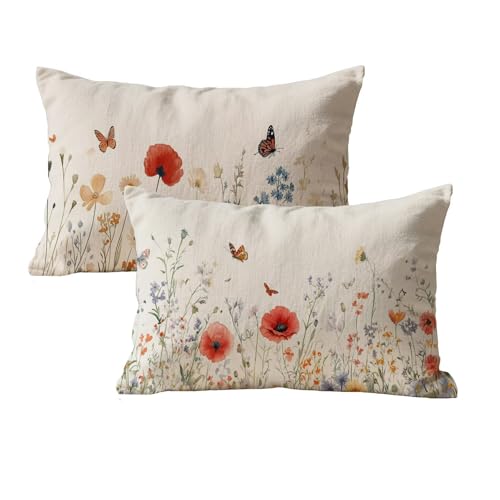 wcusmmog Rechteck Kissenbezug 30x50 Wasserfest 2er Set Schmetterling Muster Deko Kissen Outdoor Kissen Kissenbezug Samt Mit Unsichtbarem Reißverschluss Für Wohnzimmer Schlafzimmer Terrassen Deko P-75 wcusmmog Rechteck Kissenbezug 30x50 Wasserfest 2er Set Schmetterling Muster Deko Kissen Outdoor Kissen Kissenbezug Samt Mit Unsichtbarem Reißverschluss Für Wohnzimmer Schlafzimmer Terrassen Deko P-75 von wcusmmog