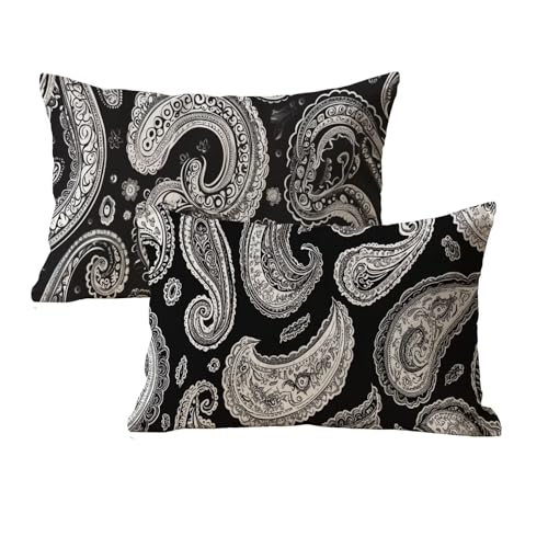 wcusmmog Rechteck Kissenbezug 60x80 Wasserfest 2er Set Blumen Muster Design Deko Kissen Outdoor Kissen Kissenbezug Samt Mit Unsichtbarem Reißverschluss Für Wohnzimmer Schlafzimmer Terrassen Deko P-49 wcusmmog Rechteck Kissenbezug 60x80 Wasserfest 2er Set Blumen Muster Design Deko Kissen Outdoor Kissen Kissenbezug Samt Mit Unsichtbarem Reißverschluss Für Wohnzimmer Schlafzimmer Terrassen Deko P-49 von wcusmmog