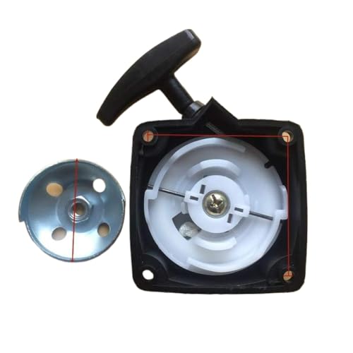 40-5 430 42.7cc 43cc Rückstoßstarterbaugruppe mit Stahldraht und Riemenscheibe, die mit kleinen Motoren kompatibel ist(Starter und Tasse) von wdcJHNPTW