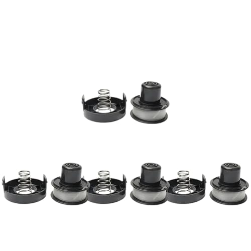 5 Pack 20ft String Line Ersatzspulen mit Kappe und Spring -Spool kompatibel mit Deck Line Trimmer(4pcs) von wdcJHNPTW