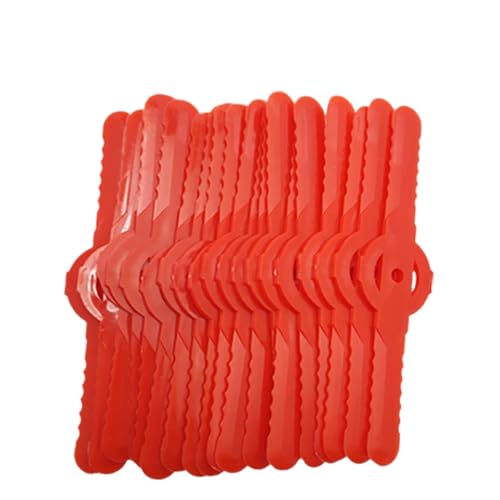 60pcs Lot -Kunststoff -Ersatzteile mit elektrischem Rasenmäher für Gartenwartung kompatibel(Red-60pcs) von wdcJHNPTW