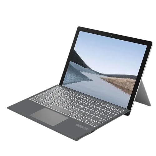 Bluetooth Wireless Keyboard Trackpad kompatibel mit Pro 3 4 5 6 7 Go 1 2 3 Tablet -Tastatur für Geschäftsreisen und mobile Verwendung(A) von wdcJHNPTW
