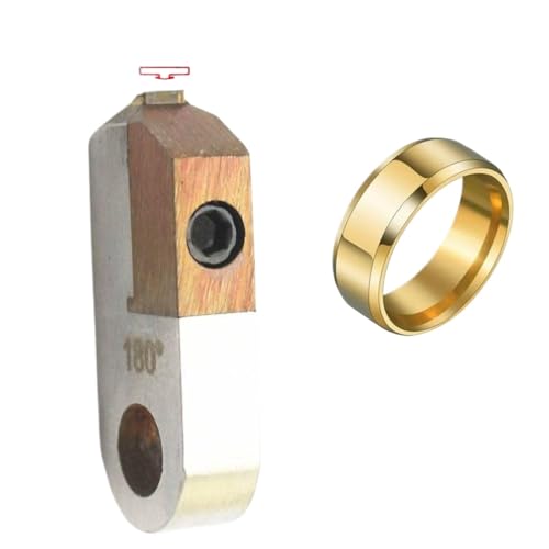 Diamond MCD Laser Posalux Cutter V Form Flaches Werkzeug für Schmuckpolieren und Gravur, die mit Silbermessingmaterialien kompatibel ist(180 Grad) von wdcJHNPTW