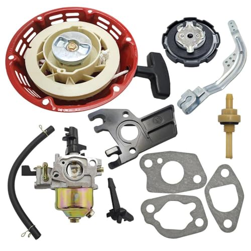 Rückstoß Rückspulenstarter Vergaser kompatibel mit GX160 GX200 5. 5 PS 6,5 PS -Motoren fits Rasenmäher Gouverneur Armhebel -Choke -Stangenersatz Teil Rückstoß Rückspulenstarter Vergaser kompatibel mit GX160 GX200 5. 5 PS 6,5 PS -Motoren fits Rasenmäher Gouverneur Armhebel -Choke -Stangenersatz Teil von wdcJHNPTW