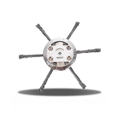 Stahldraht -Rasenmäheransatz für Garten Unkrautkontrolle kompatibel mit universeller Rasenmäher Home Yard Wartung Unkraut Tool Zubehör Zubehör(1pcs6) von wdcJHNPTW