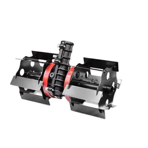 Universelle Mähradradzubehör für Rasenmäher, die gerade Lockern von Underöderrad Tiefe Bodenbearbeitungsradkompatibel mit verschiedenen Modellen(10cm-28x9) von wdcJHNPTW