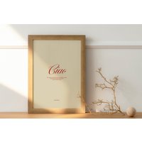 Poster "Ciao". Old Italien Vintage Style Poster Poster "Ciao". Old Italien Vintage Style Poster von weareWright