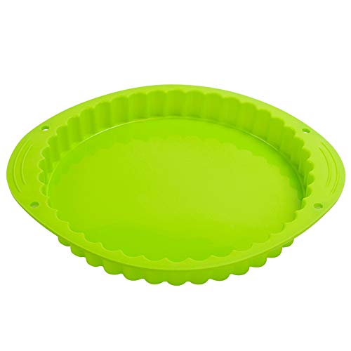 Webake Pie Form Obstkuchenform Silikon Tarteform Quicheform 24 cm Tortenboden Backform Rund Kuchenform Tortenbodenform für Pie, Quiche, Obstkuchen Webake Pie Form Obstkuchenform Silikon Tarteform Quicheform 24 cm Tortenboden Backform Rund Kuchenform Tortenbodenform für Pie, Quiche, Obstkuchen von webake