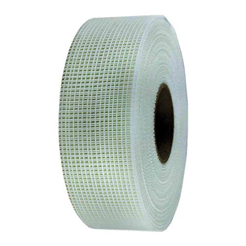 1x webkaufhaus24 50mm x 90m Glasfaserband Gewebeband Fugenband Glasfaser selbsthaftend, Easytape 25ADH Gitterband von webkaufhaus24