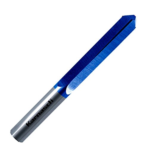 webkaufhaus24 Vollhartmetall Bohrfräser für Schlüsseldienst BLUE-TEC beschichtet Frässtift Fräser 6 mm von webkaufhaus24
