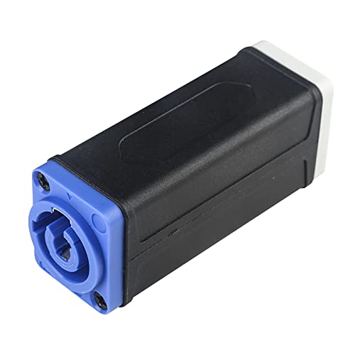 1 Pack Powercon in to Powercon Buchse Male and Female Connectors Adapter, Powercon Verlängerung Stecker Powercon Verbinder Link für 3Polig Nac3fca Powercon Kabel Extension von wecan