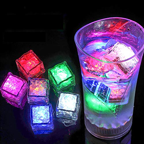 12Pack Led Eiswürfel Leuchtende Eiswürfel mit Led Licht, Leuchte Eiswürfel Led Eiswürfel Farbwechsel Blinkende Eiswürfel für Getränke, Novelty Glow Ice Cubes Led Bunte Eiswürfel Lichter für Eiskübel 12Pack Led Eiswürfel Leuchtende Eiswürfel mit Led Licht, Leuchte Eiswürfel Led Eiswürfel Farbwechsel Blinkende Eiswürfel für Getränke, Novelty Glow Ice Cubes Led Bunte Eiswürfel Lichter für Eiskübel von wecan