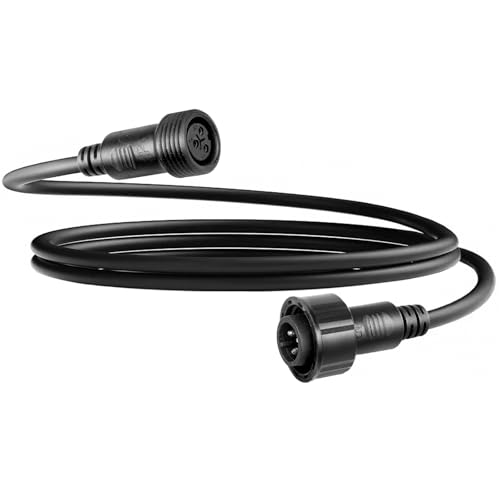 wecan Wasserdichtes DMX-Kabel, XLR-Verbindungskabel, 1 m, DMX-Verlängerungskabel, Outdoor-DMX-Kabel-Stecker-Konverter für Bühnenlichter, Hand in Hand, 3-poliges wasserdichtes von wecan