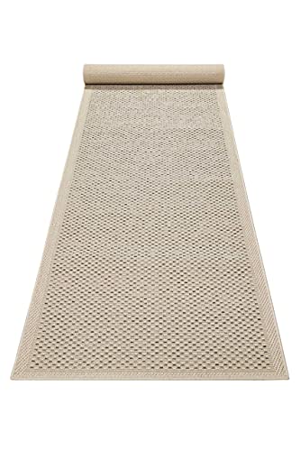 Esprit Home, In & Outdoor Kurzflor Teppich - Läufer für Terrasse, Balkon, Küche, Wohnzimmer, Newport (160 x 225 cm, beige grau) von wecon home