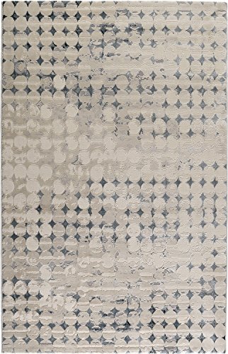 Esprit Home, Kurzflor Teppich aus Polyester und Polypropylen, Velvet Spots (133 x 200 cm, beige, Petrol) von Wecon Home