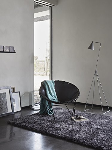 Esprit Home, Moderner Hochflor Teppich - Läufer aus Polyester für Wohnzimmer, Flur, Schlafzimmer, New Glamour (200 x 300 cm, anthrazit schwarz) von Wecon Home