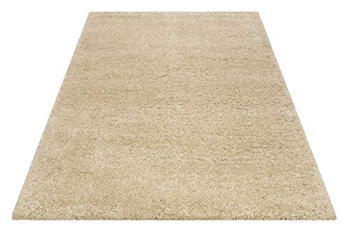 Esprit Home, Moderner Hochflor Teppich - Läufer für Wohnzimmer, Flur, Schlafzimmer, Live Nature (80 x 150 cm, beige) von Wecon Home