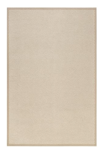 Wecon Home Moderner Esprit Kurzflor Wende-Teppich für Wohnzimmer, Schlafzimmer und Kinderzimmer - Paulsen (140 x 200 cm, beige) von Wecon Home