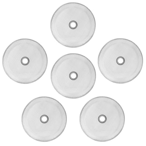 6Pcs French Press Filter Stainless Steel Filter Französisch Presse Filter Sieb Ersatz für 350ml Französisch Presse Kaffeemaschinen (12oz/Kaliber 6.8cm) von wedrink