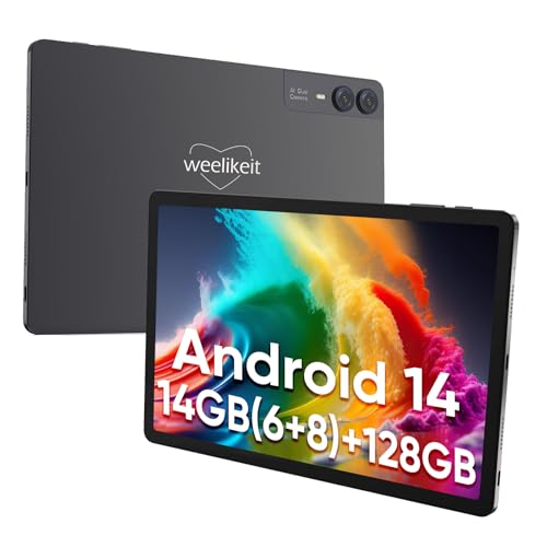 weelikeit 11" FHD Tablet, Android 14, 6GB RAM + 6GB Expandable RAM, 128GB Storage, Dual 13MP Rear Cameras, 7000mAh Battery weelikeit 11" FHD Tablet, Android 14, 6GB RAM + 6GB Expandable RAM, 128GB Storage, Dual 13MP Rear Cameras, 7000mAh Battery von weelikeit