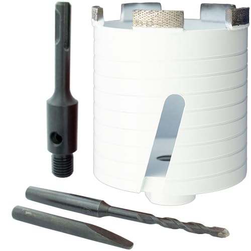 WEFARU Diamant Dosensenker DBX Ø 82 mm inkl. SDS Plus Adapter – Premium-Bohrkrone für Steckdosen & Schalterdosen, Beton, Kalksandstein, Klinker, Ziegel, Mauerwerk WEFARU Diamant Dosensenker DBX Ø 82 mm inkl. SDS Plus Adapter – Premium-Bohrkrone für Steckdosen & Schalterdosen, Beton, Kalksandstein, Klinker, Ziegel, Mauerwerk von wefaru