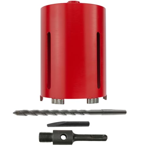 WEFARU SDS Plus Diamant-Trockenbohrkrone LTR Ø 127 mm – Profi-Bohrkrone 180 mm Bohrtiefe, M16 Gewinde, Turbo-Segmente, für Beton, Mauerwerk, Ziegel WEFARU SDS Plus Diamant-Trockenbohrkrone LTR Ø 127 mm – Profi-Bohrkrone 180 mm Bohrtiefe, M16 Gewinde, Turbo-Segmente, für Beton, Mauerwerk, Ziegel von wefaru