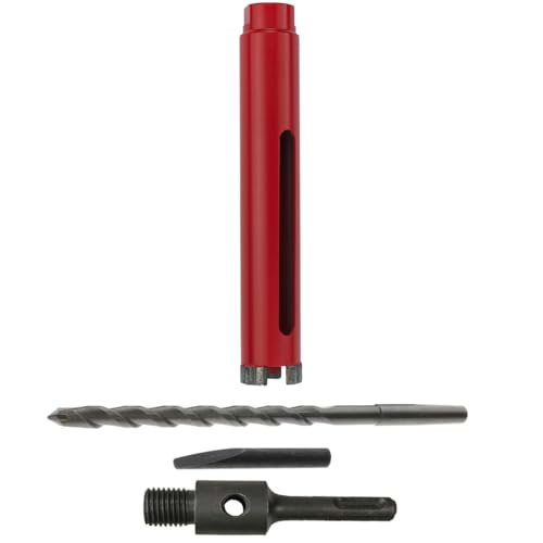WEFARU SDS Plus Diamant-Trockenbohrkrone LTR Ø 32 mm – Profi-Bohrkrone 180 mm Bohrtiefe, M16 Gewinde, Turbo-Segmente, für Beton, Mauerwerk, Ziegel WEFARU SDS Plus Diamant-Trockenbohrkrone LTR Ø 32 mm – Profi-Bohrkrone 180 mm Bohrtiefe, M16 Gewinde, Turbo-Segmente, für Beton, Mauerwerk, Ziegel von wefaru