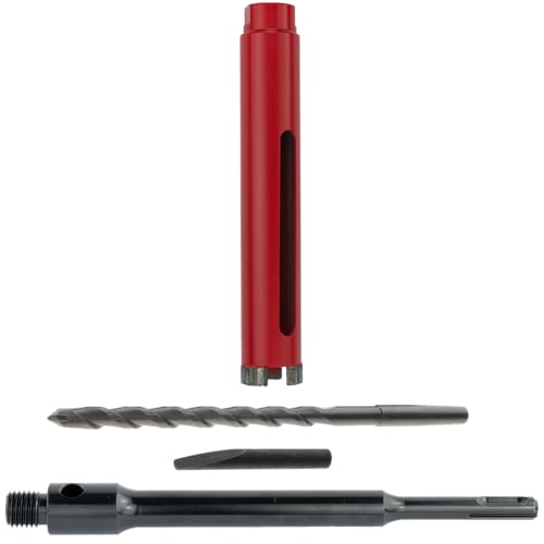 WEFARU SDS Plus Diamant-Trockenbohrkrone LTR Ø 32 mm lang – Profi-Bohrkrone 180 mm Bohrtiefe, M16 Gewinde, Turbo-Segmente, für Beton, Mauerwerk, Ziegel WEFARU SDS Plus Diamant-Trockenbohrkrone LTR Ø 32 mm lang – Profi-Bohrkrone 180 mm Bohrtiefe, M16 Gewinde, Turbo-Segmente, für Beton, Mauerwerk, Ziegel von wefaru