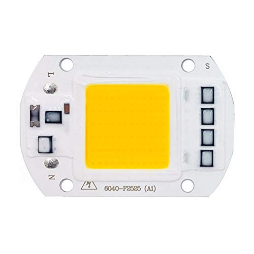 50W Rechteck LED COB Chip, 220V AC Eingang, integrierte Smart IC Treiberlampe, für DIY Scheinwerfer Flutlicht, Warmweiß von weiXuan