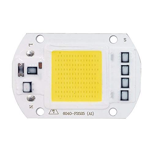 50W Rechteck LED COB Chip, 220V AC Eingang, integrierte Smart IC Treiberlampe, für DIY Scheinwerfer Flutlicht, Weiß Warmweiß von weiXuan