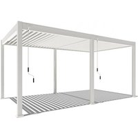 weide Pergola »Classic«, LxB: 3 x 5,3 m, weiß - weiss von weide