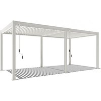 weide Pergola »Deluxe«, LxB: 3 x 6 m, Aluminium, weiß - weiss von weide