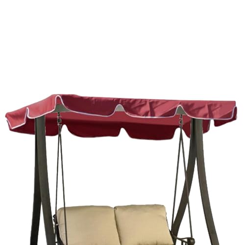 Hollywoodschaukel Dachbezug 195 X 125 cm Wasserdicht | Ersatzdach Gartenschaukel 3 Sitzer | UV 50 Schaukel Dach Ersatz Bezug von WEITING