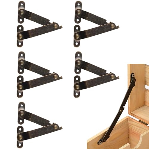 weiting Deckelstütze - Truhenscharniere 6 Stück,Robuste Verstellbare Anhebeverriegelung Für Schränke Arbeitsbank Spielzeug weiting Deckelstütze - Truhenscharniere 6 Stück,Robuste Verstellbare Anhebeverriegelung Für Schränke Arbeitsbank Spielzeug von weiting