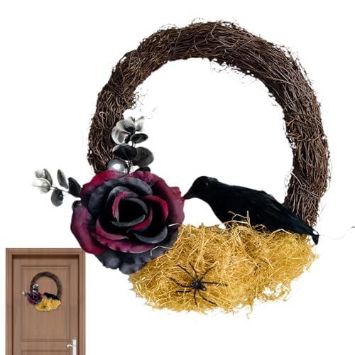 weiting Halloween - Halloween Eulen BlumenFür Haustür - mit Rabenblumen und Ästen als Deko für Kamin Fenster Flur weiting Halloween - Halloween Eulen BlumenFür Haustür - mit Rabenblumen und Ästen als Deko für Kamin Fenster Flur von weiting