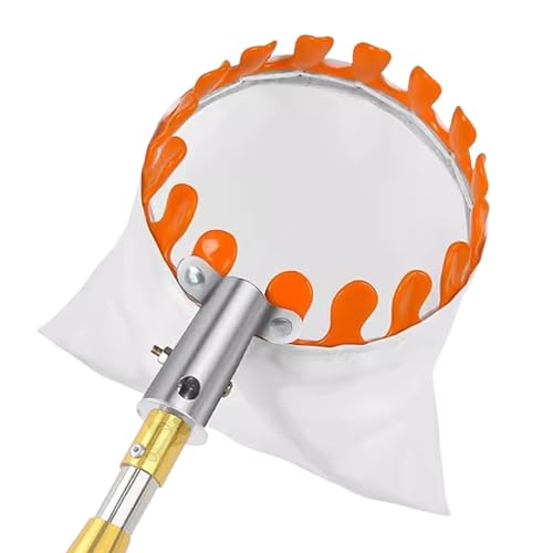 WEITING ObstpflüCkmaschine - äPfelpflüCker - ObstpflüCker mit Stoffbeutel?Arbeitssparendes ObstpflüCkwerkzeug füR die Ernte Von äPfeln, Kirschen, Birnen und Pfirsichen von WEITING